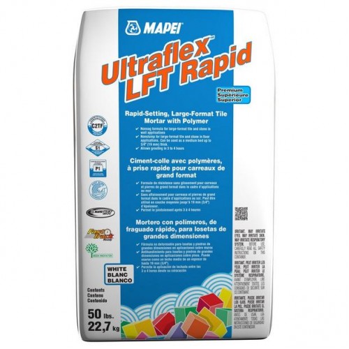 Mapei Ultraflex LFT Rapid White 50 lbs