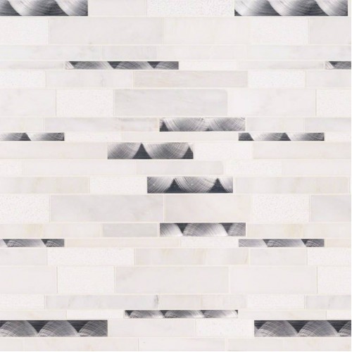 Moderno Blanco Interlocking 12x18 Pattern