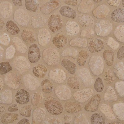 Travertine Blend Pebbles Tumbled Pattern