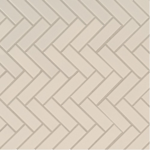 Almond Glossy Herringbone