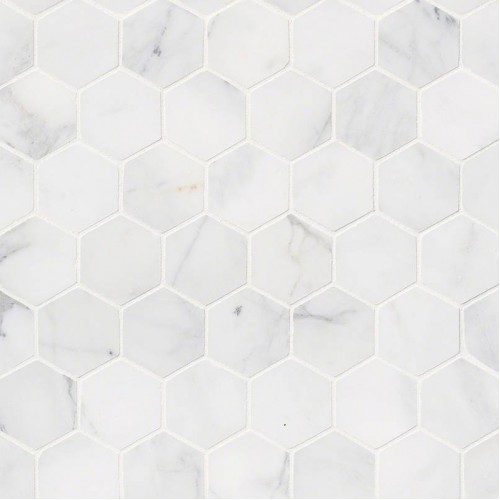 Calacatta Cressa 2" Hexagon Honed