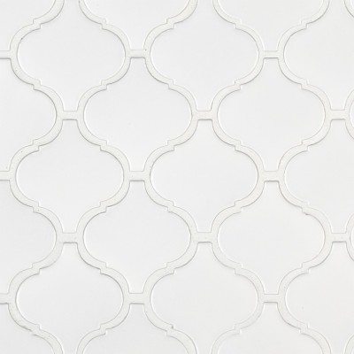 Retro Bianco Arabesque Matte