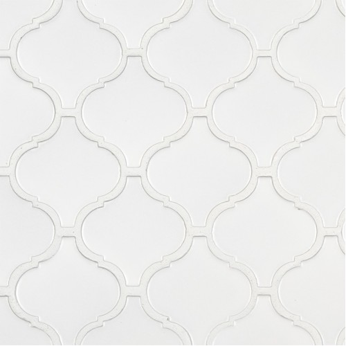 Retro Bianco Arabesque Matte