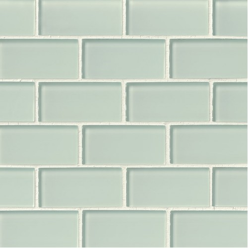 Arctic Ice Glass Subway Tile 2x4