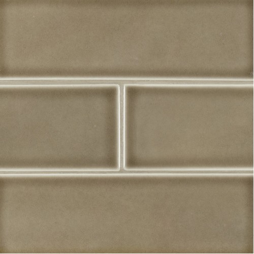 Artisan Taupe Subway Tile 4x12