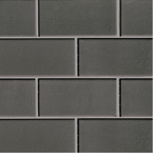 Metallic Gray Subway Tile 3x6