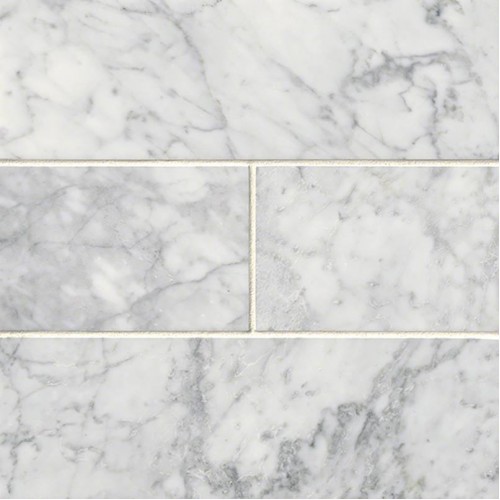 Carrara White Subway 4x12 Polished