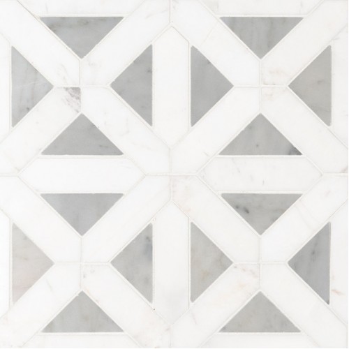 Bianco Dolomite Geometrica Polished