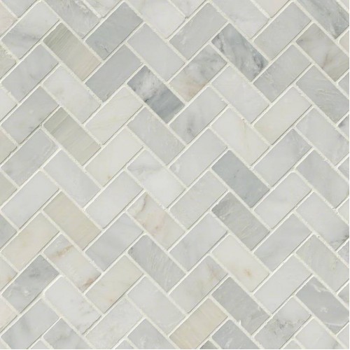 Arabescato Carrara Herringbone Honed