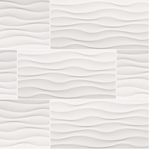 Dymo Wavy White 12x24 Glossy