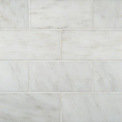 Greecian White Marble Subway Tile 3x6 Polished